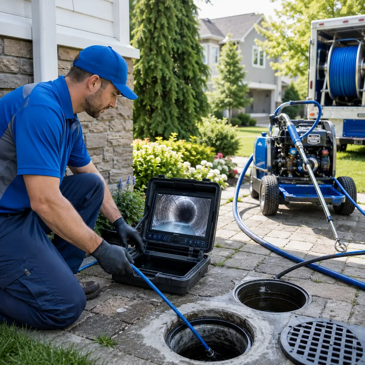 Outdoor drain cleaning professionals serving Waddy, KY